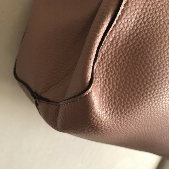 NANETTE LEPORE Large Leather Dusty Pink Handle Bag - Picture 5 of 8